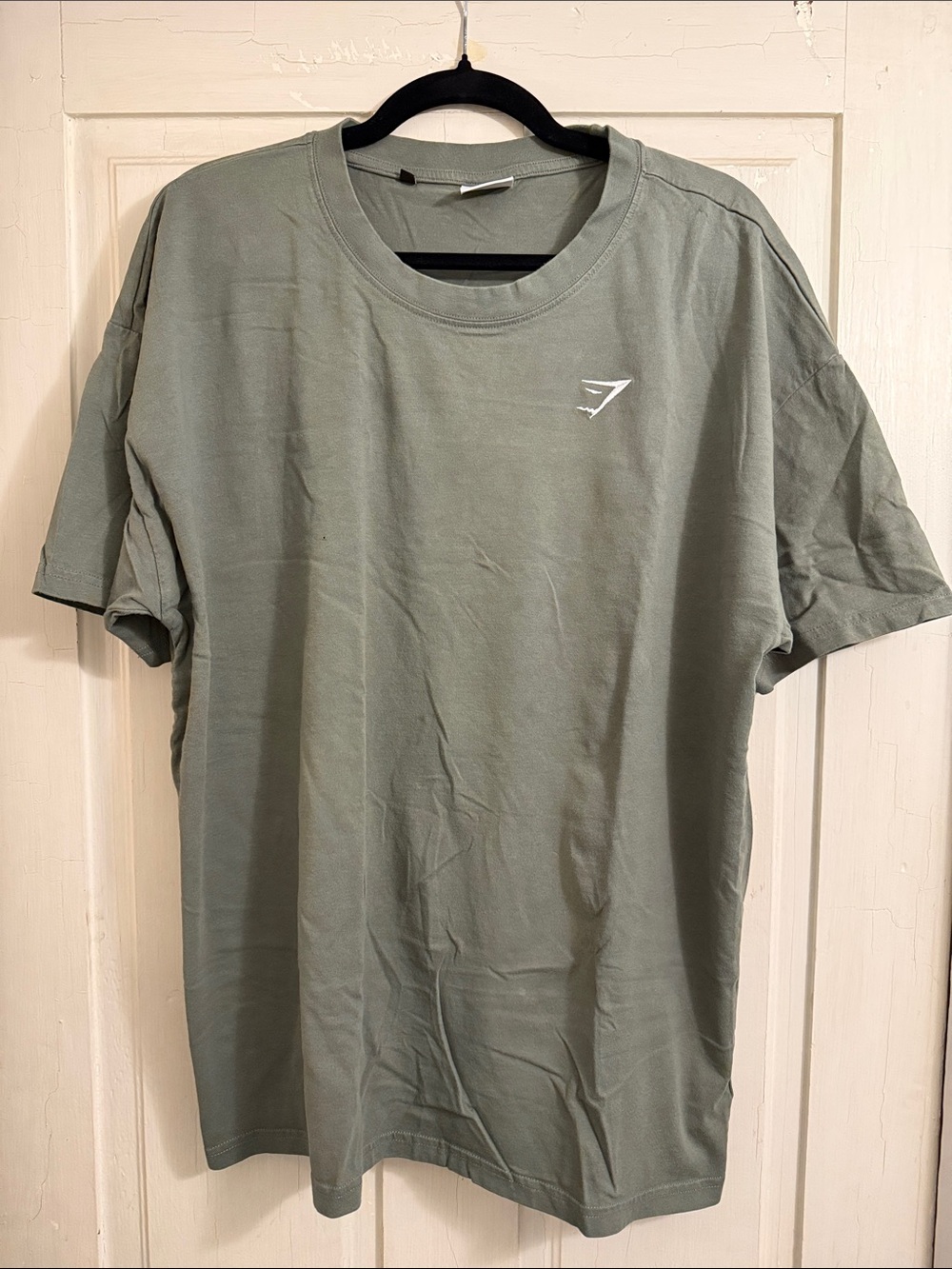 Gymshark Women's Sage Green Short Sleeve Crew Tee